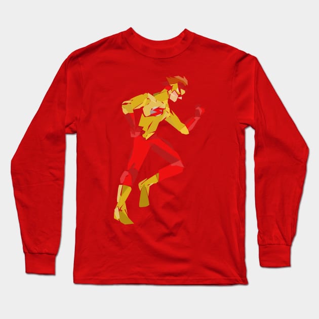 Kid flash Long Sleeve T-Shirt by Newtegan